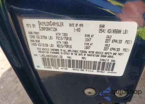 2003 Jeep Liberty Sport from USA, damaged, VIN 1J4GL48K63W601136